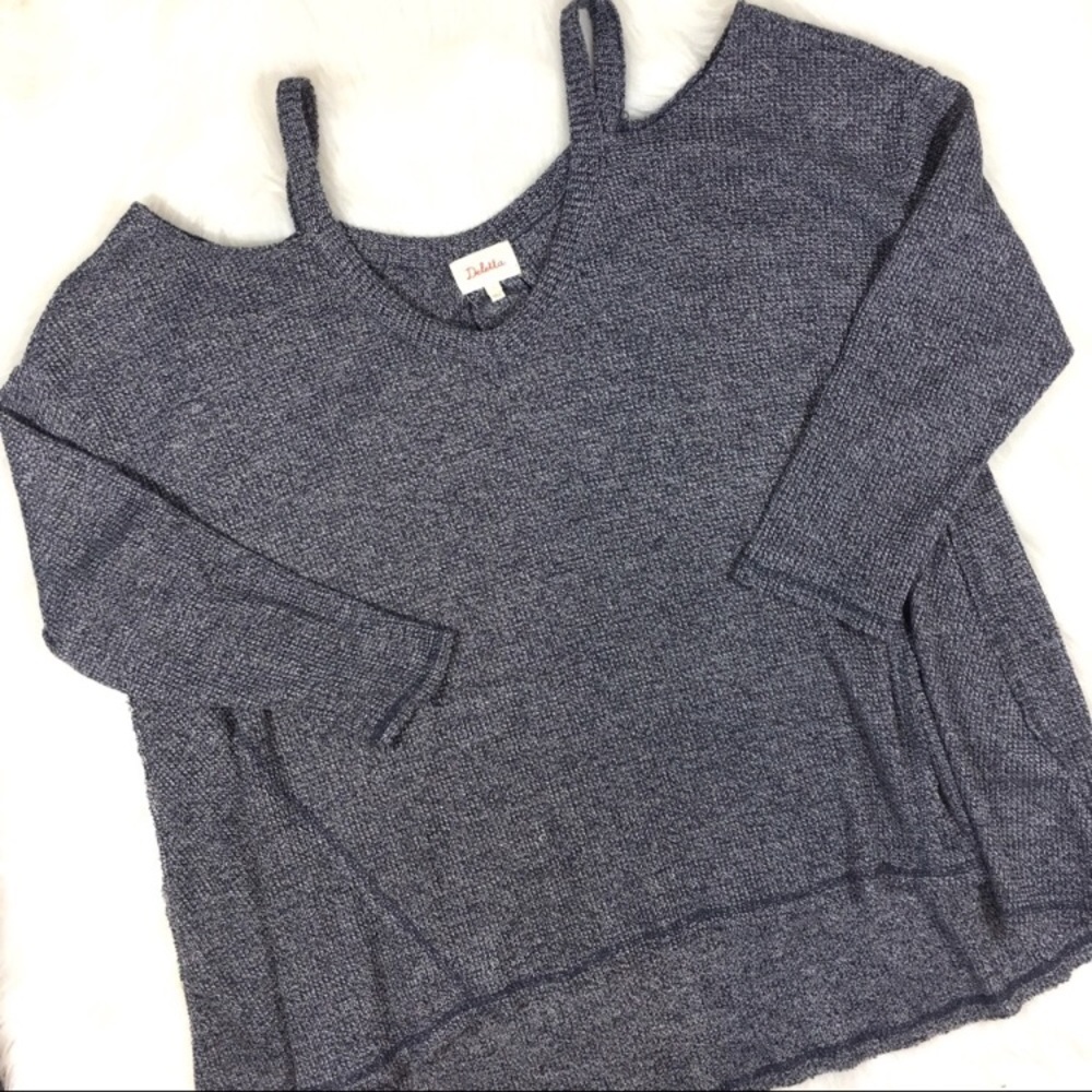 Anthropologie Deletta Cold Shoulder Top, Large